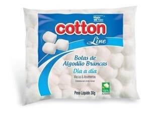 Algodão em Bolas Brancas