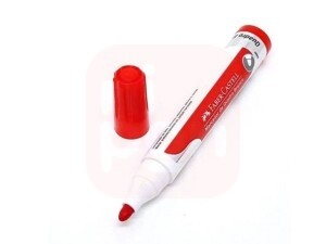 Marcador Para Quadro Branco Vermelho Faber Castell