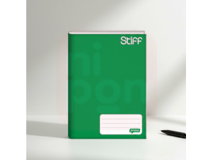Caderno Brochura 1/4 Capa Dura 96 folhas Verde Stiff – Jandaia